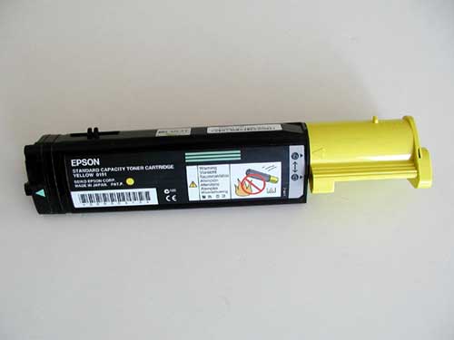 Widok kasety Yellow kartridża do drukarki laserowej Epson Aculaser C 1100