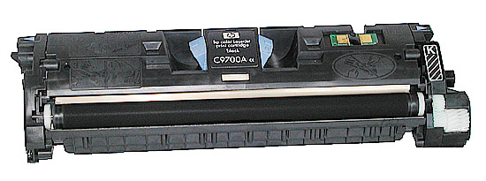 Widok kartridża HP C9700A (HP 121A) Black pasującego do drukarek laserowych: Hewlett Packard Color LaserJet 1500 / 2500