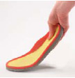 Przykład wkładki do obuwia wykonanej w procesie wydruku 3D