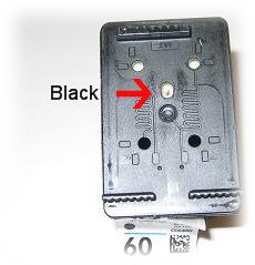 Proces napełniania kartridża HP 300 Black HP CC640